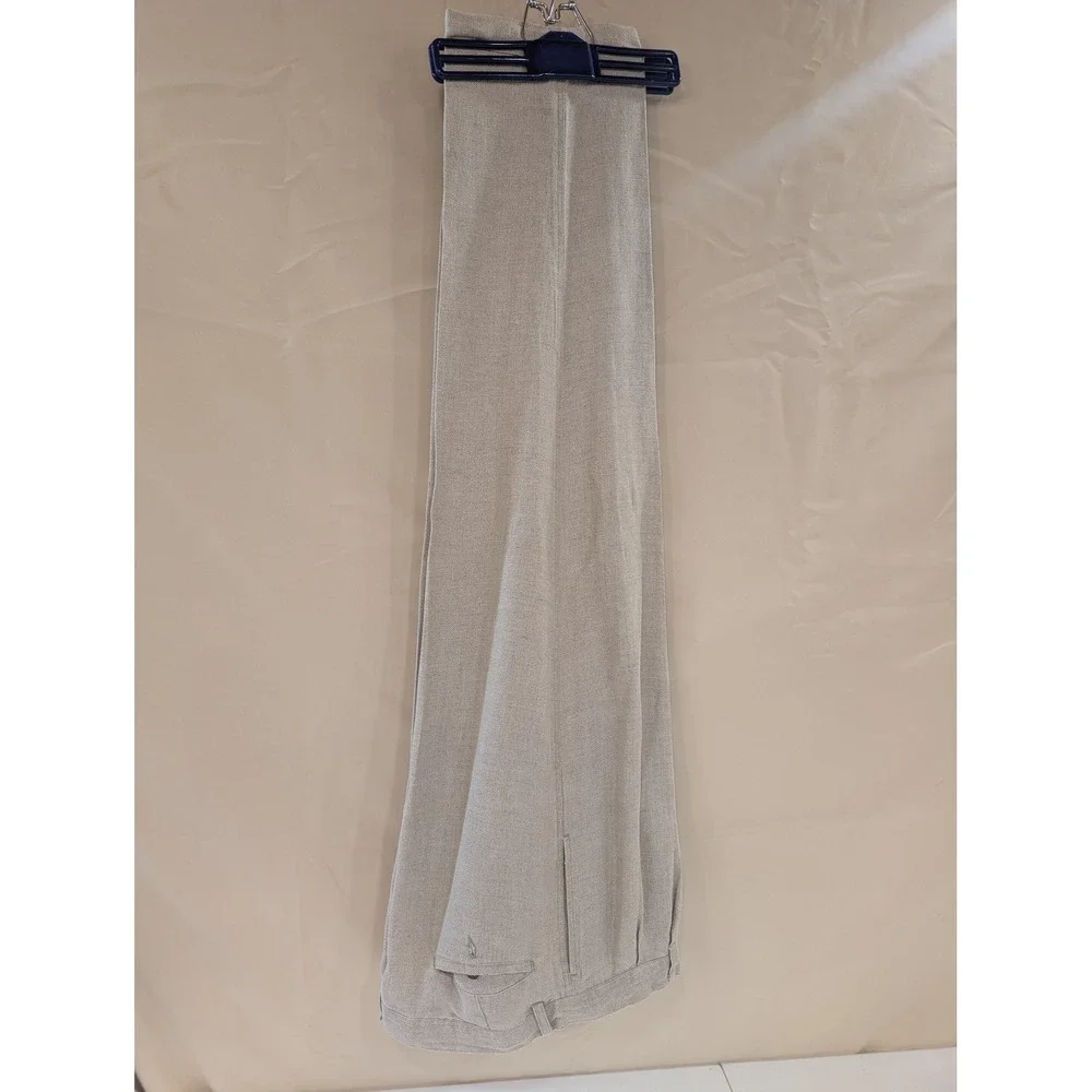 American Eagle Outfitters Men's 100% Linen Beige‎ Dress Pants 38W 32L